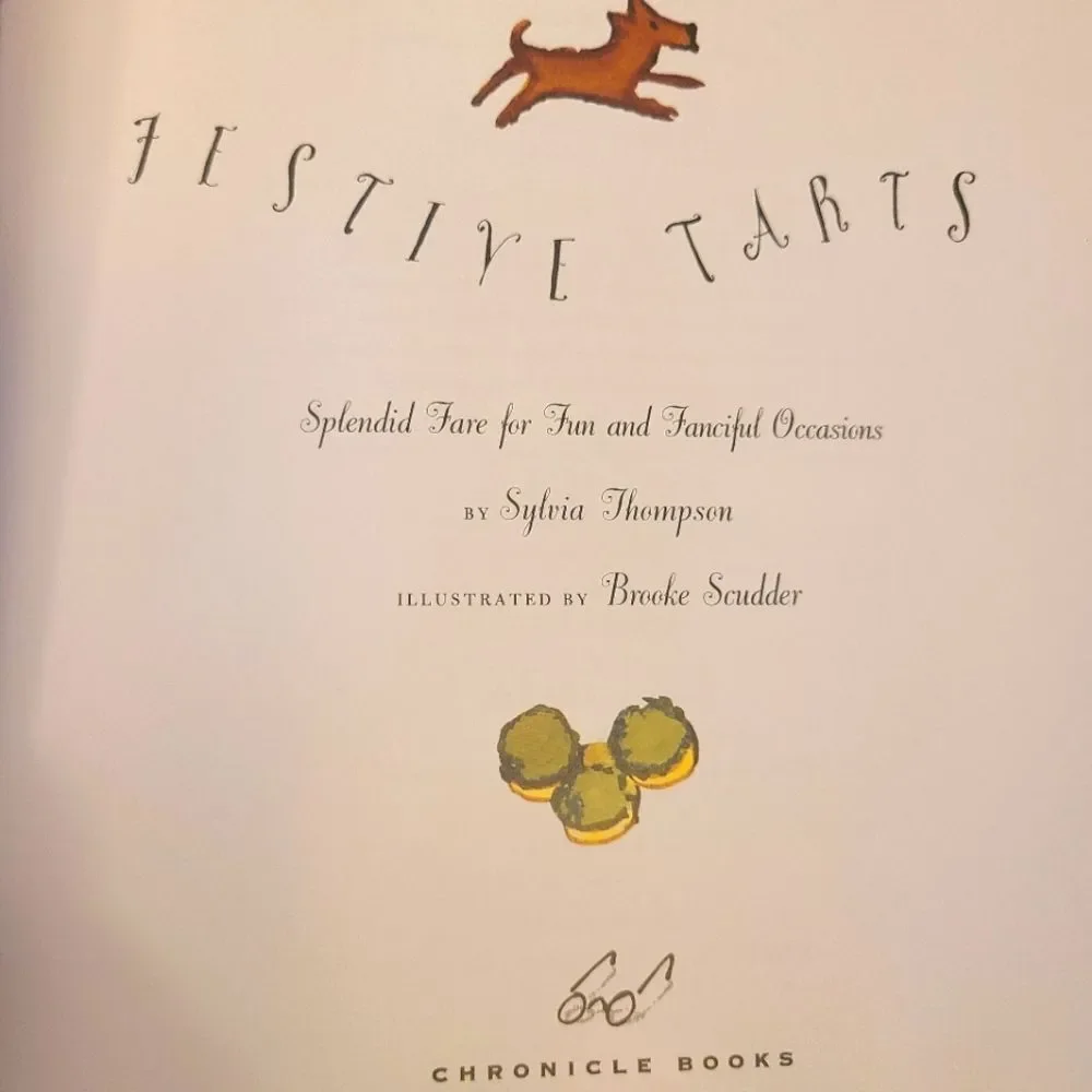 Festive Tarts‎ Cookbook Sylvia Thompson Hardbound Sweet And Savory Recipes